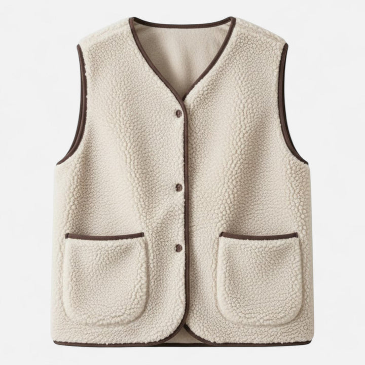 Fernande | Women's Plush Cashmere-Blend Vest