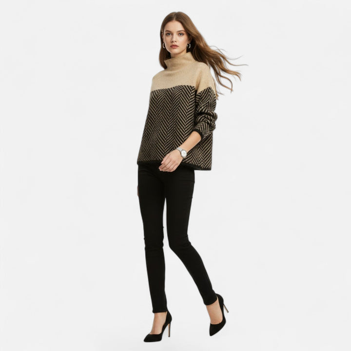 Francina | Women's Wool Turtleneck Knit Sweater