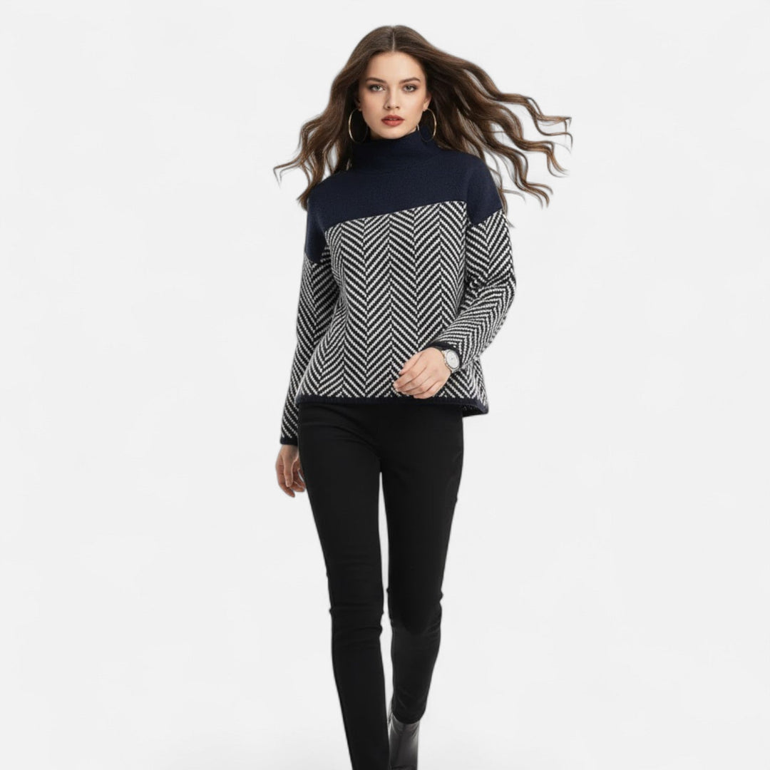 Francina | Women's Wool Turtleneck Knit Sweater