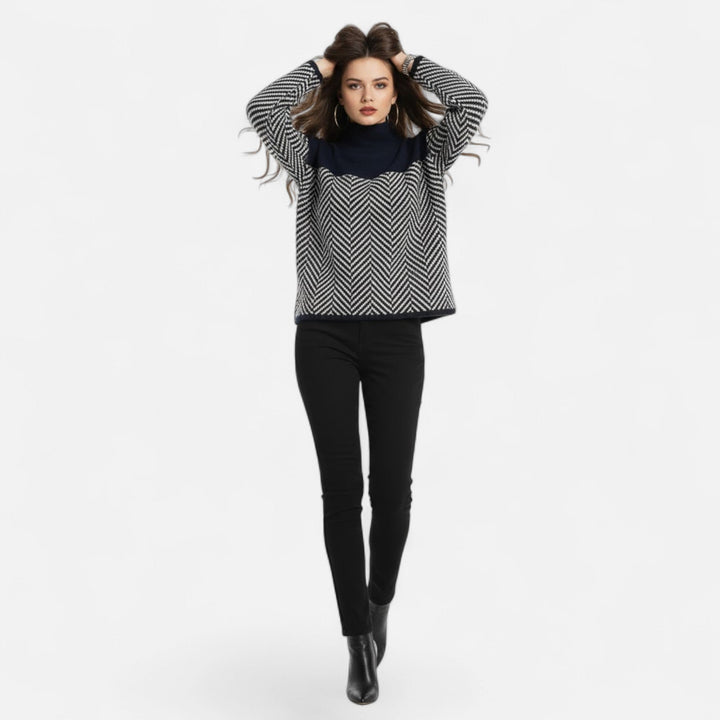 Francina | Women's Wool Turtleneck Knit Sweater