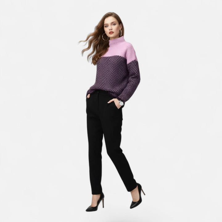 Francina | Women's Wool Turtleneck Knit Sweater