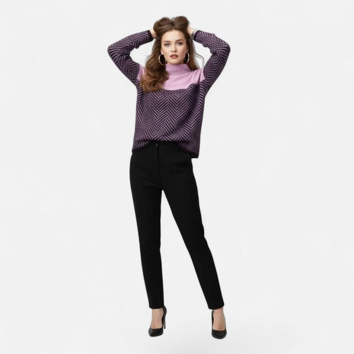 Francina | Women's Wool Turtleneck Knit Sweater