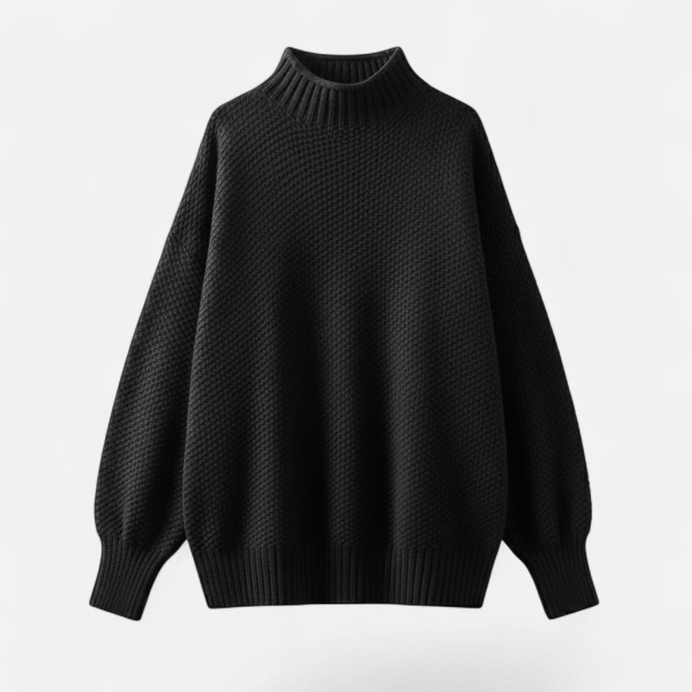 Hildegonde | Women's Plus-Size Mock-Neck Sweater