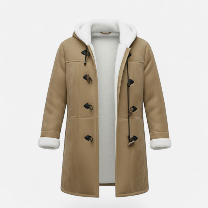 Josefien | Women's Hooded Button-Front Winter Coat with Pockets