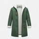 Josefien | Women's Hooded Button-Front Winter Coat with Pockets