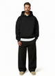 Men's Hooded Sweatsuit Set with Straight-Leg Joggers
