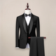 Men's Three-Piece Tuxedo Suit with Shawl Lapel