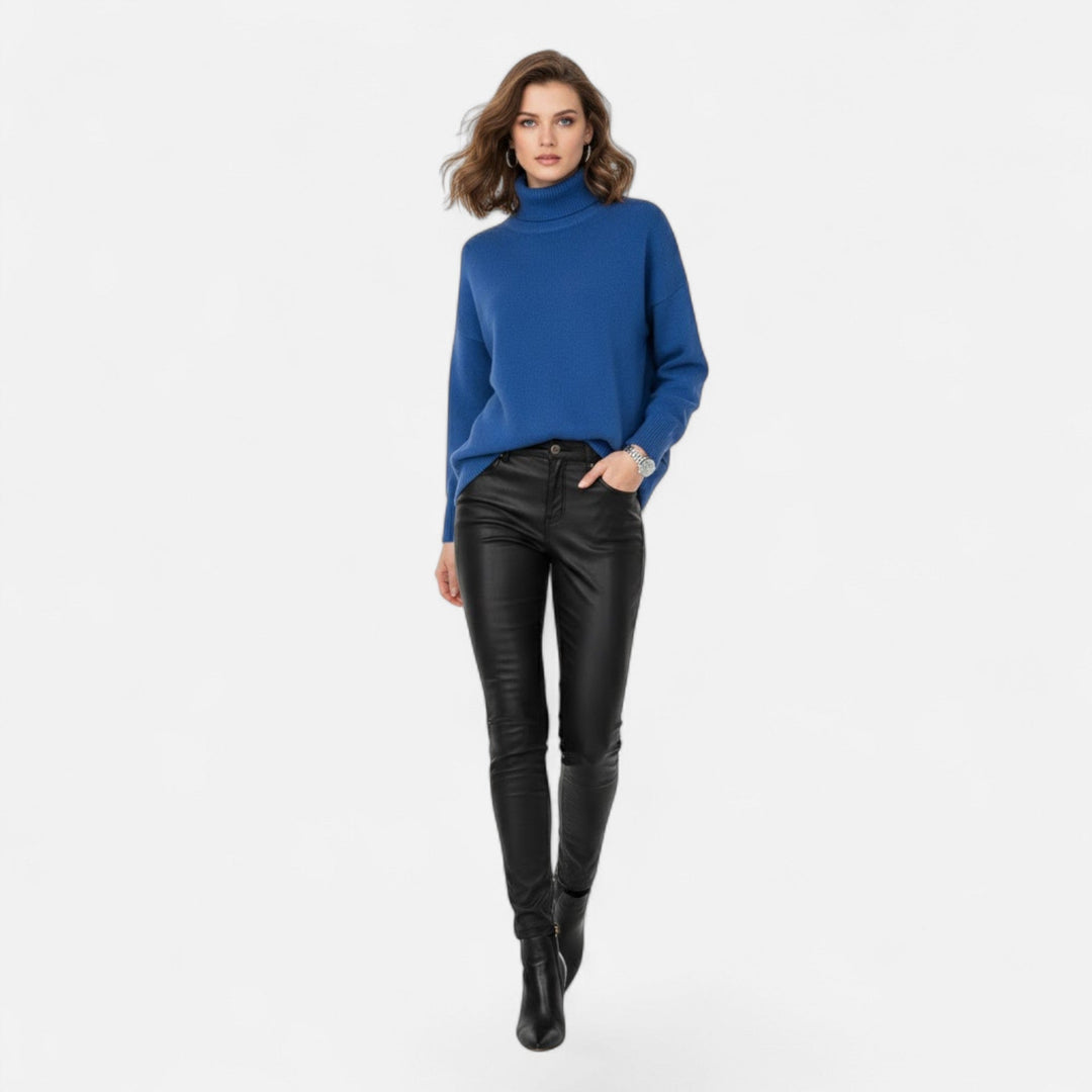 Rosanne | Women's Wool-Blend Turtleneck Sweater