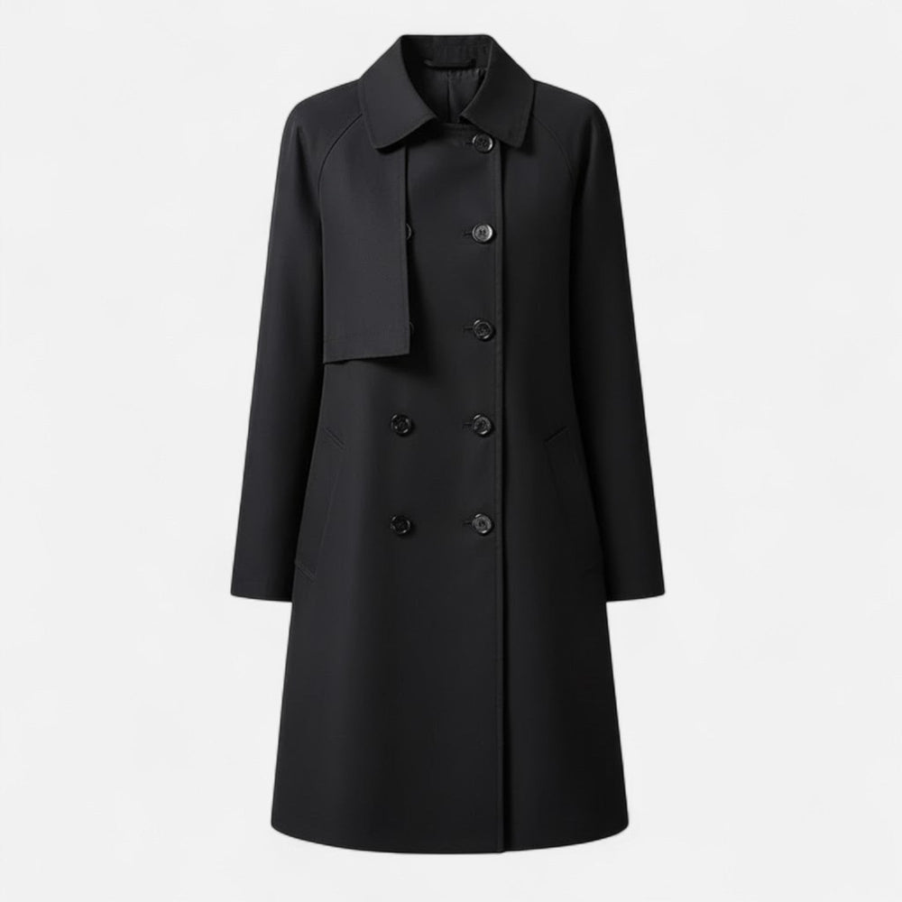 Rozemarijn | Women's Mid-Length Wool-Blend Trench Coat