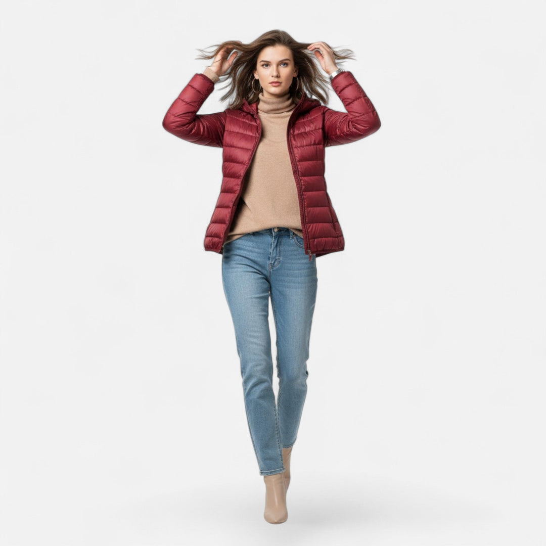 Thecla | Women's Lightweight Down-Filled Plus-Size Coat