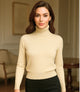 Women's Brushed Thermal Turtleneck Knit Top