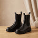 Women's Chunky Platform Chelsea Ankle Boots with Lug Sole