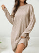 Women's Diamond Knit Sweater Dress