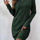 Women's Diamond Knit Sweater Dress