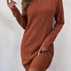 Women's Diamond Knit Sweater Dress