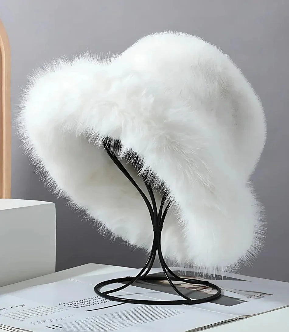 Women's Faux Fur Bucket Hat