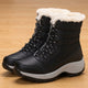 Women's Faux Fur-Lined Lace-Up Snow Boots