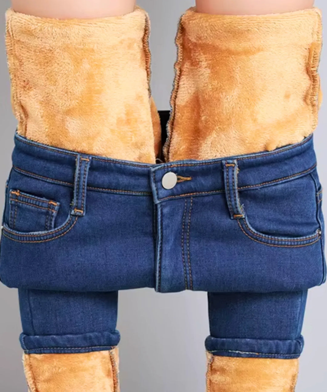 Women's Fleece-Lined Skinny Jeans