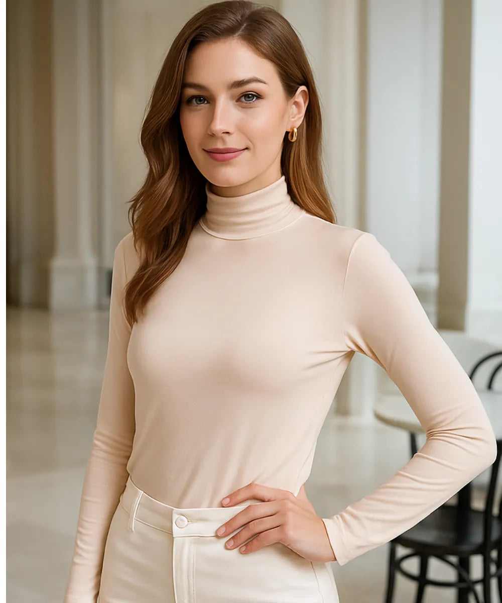 Women's High-Neck Base Layer Top