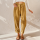 Women's High-Waist Corduroy Tapered Pants