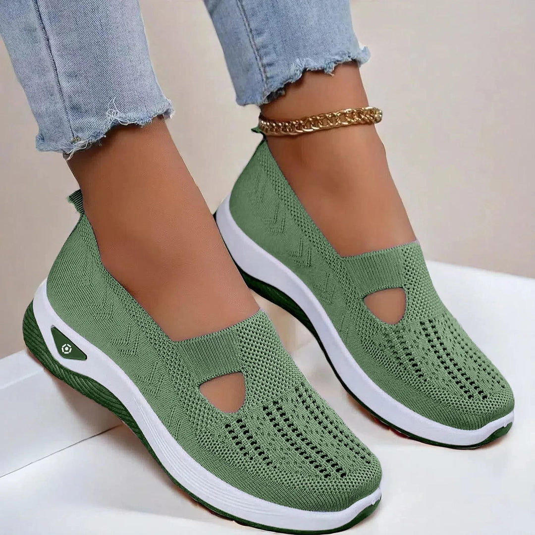 Women's Orthopedic-Style Breathable Knit Slip-On Shoes