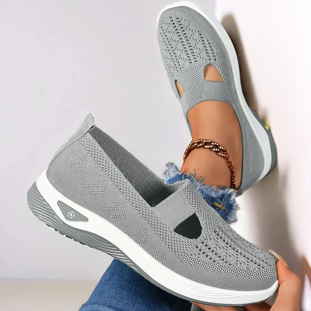 Women's Orthopedic-Style Breathable Knit Slip-On Shoes