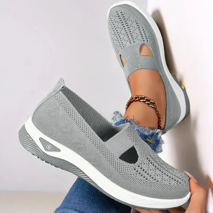 Women's Orthopedic-Style Breathable Knit Slip-On Shoes