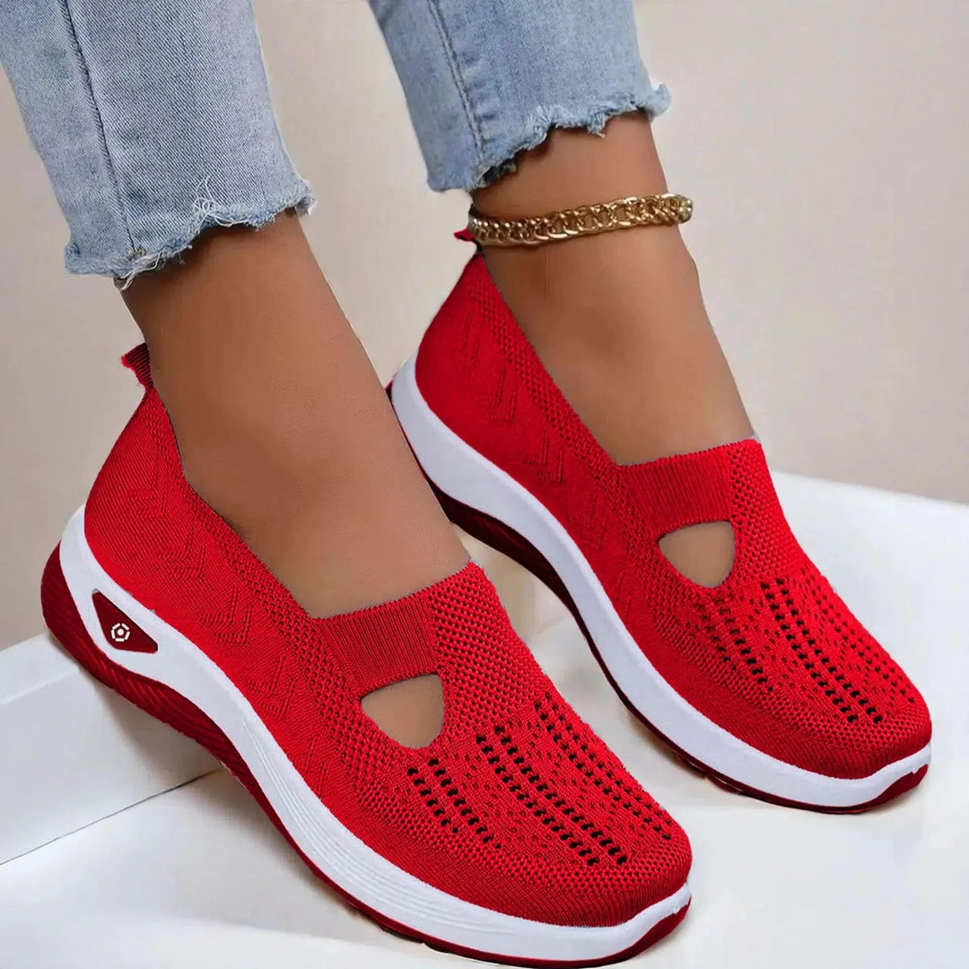 Women's Orthopedic-Style Breathable Knit Slip-On Shoes