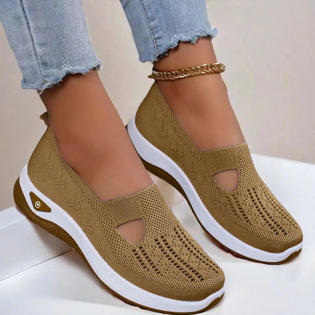 Women's Orthopedic-Style Breathable Knit Slip-On Shoes