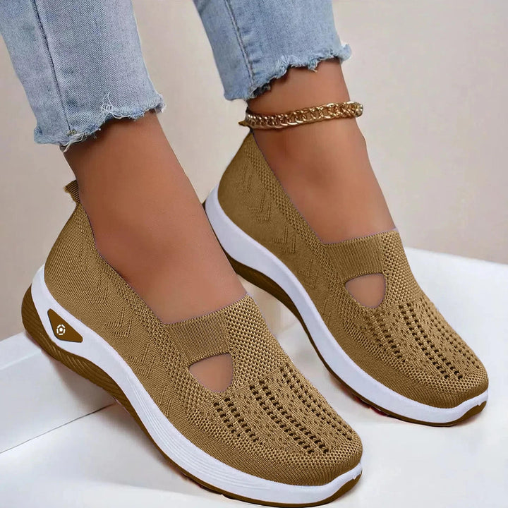 Women's Orthopedic-Style Breathable Knit Slip-On Shoes