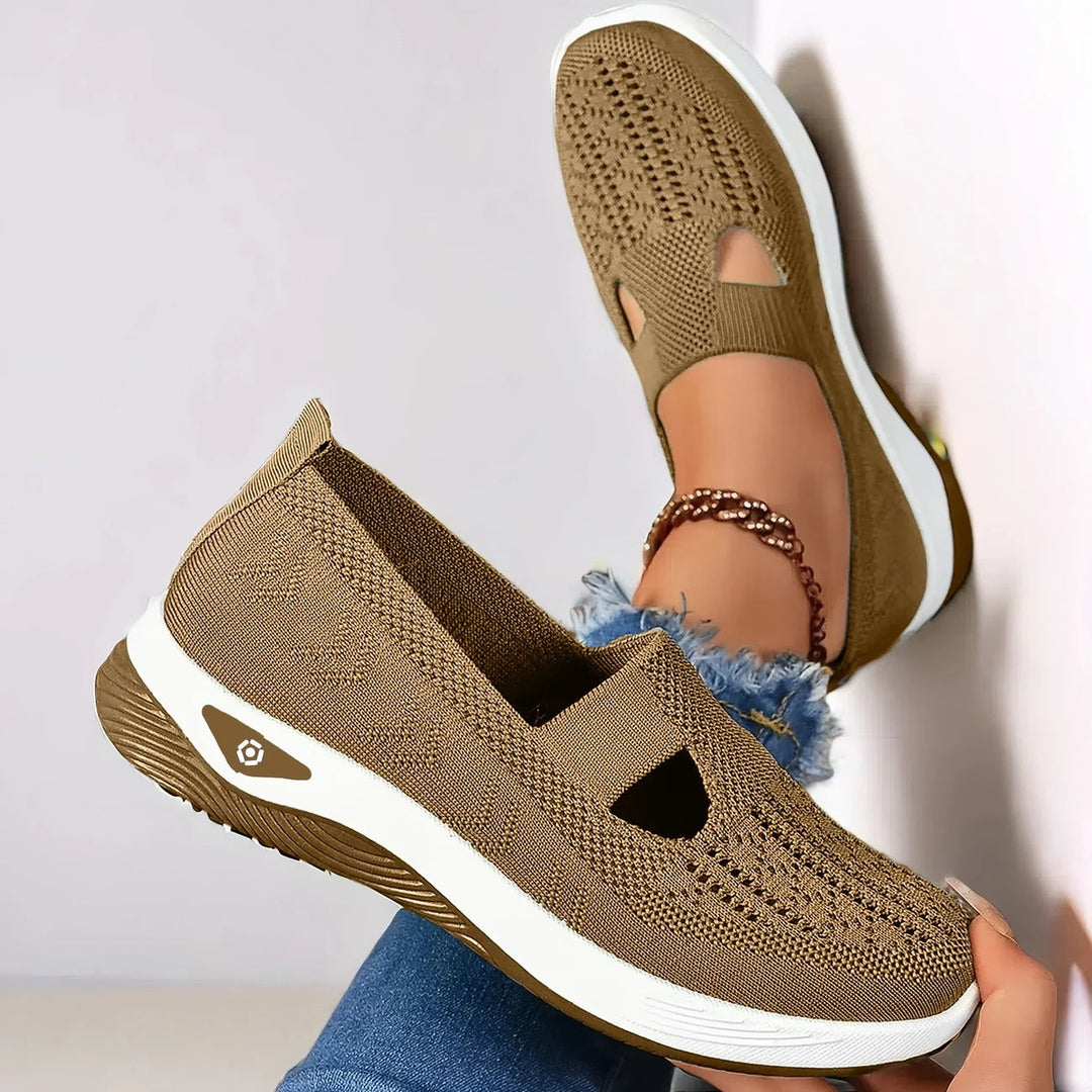 Women's Orthopedic-Style Breathable Knit Slip-On Shoes