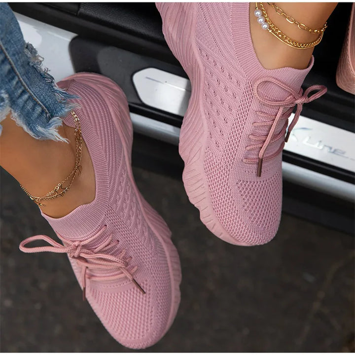 Women's Orthopedic-Style Knit Walking Sneakers