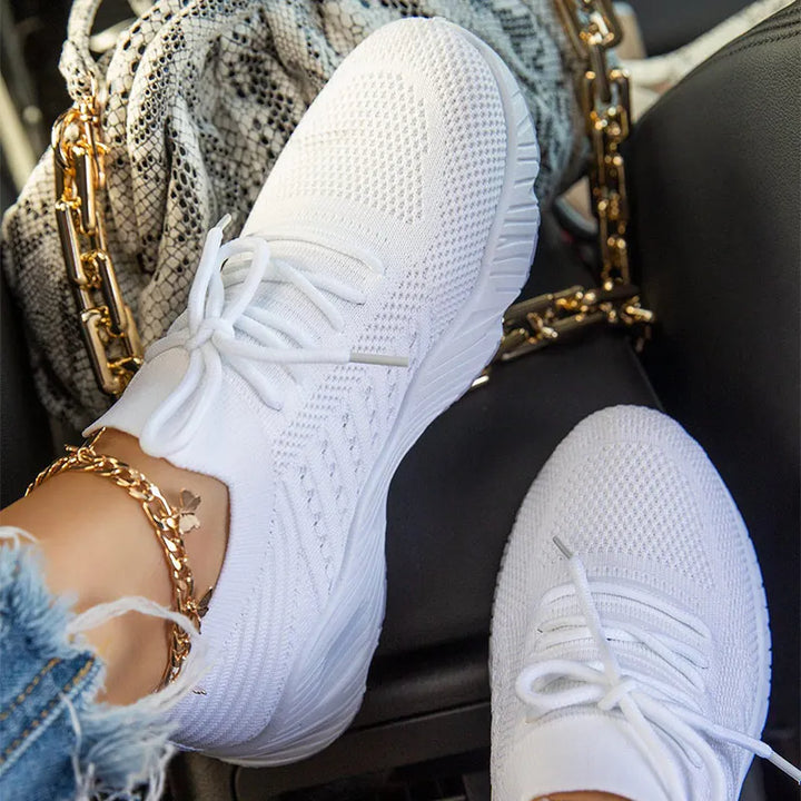 Women's Orthopedic-Style Knit Walking Sneakers