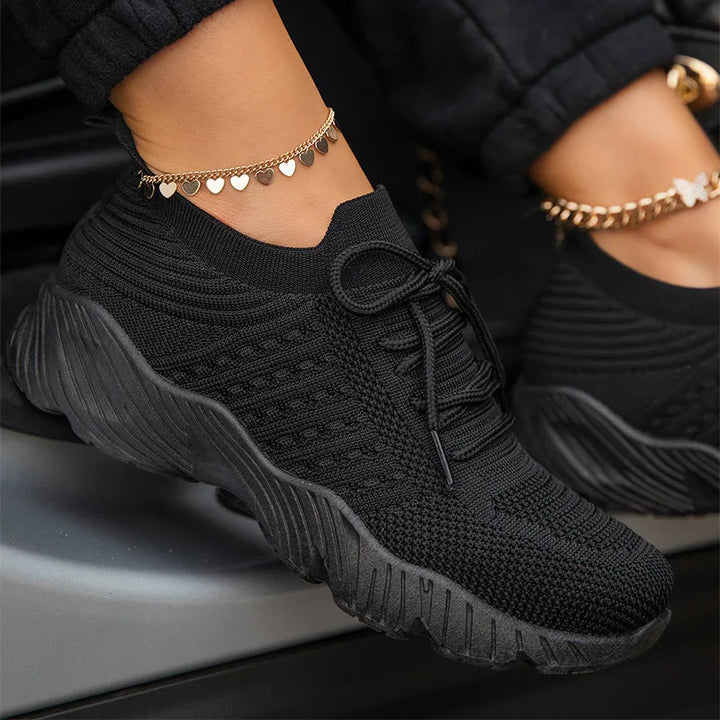 Women's Orthopedic-Style Knit Walking Sneakers