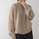 Women's Oversized Cashmere-Blend Turtleneck Sweater