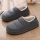 Women's Padded Slip-On Slippers with Faux Fur Lining