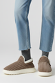 Women's Ribbed Fleece-Lined Slippers