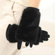Women's Touchscreen Gloves with Faux Fur Cuffs