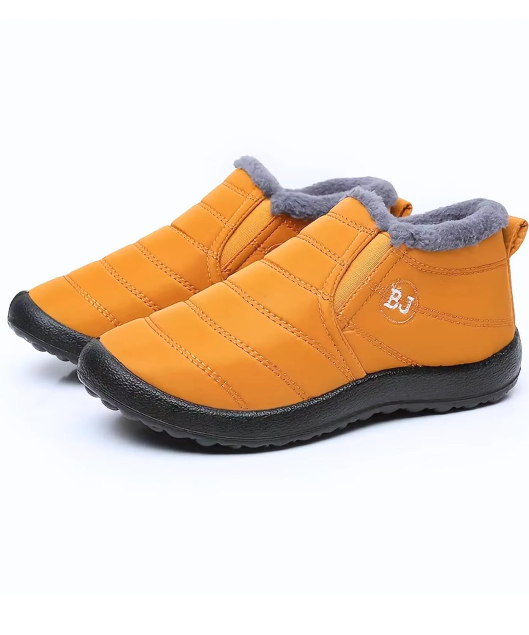 Women's Waterproof Slip-On Fleece-Lined Ankle Boots