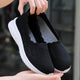 Annet Knit Slip-On Walking Sneakers with Scalloped Edge - image 4