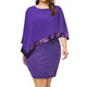 Lillianna | Women's Sequin Cold-Shoulder Midi Dress