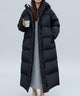 Immaculata | Women's Long Puffer Coat with Sherpa Collar