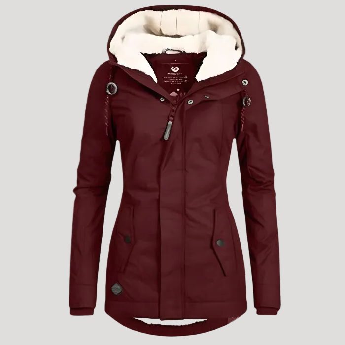 Filippa | Women's Long Puffer Jacket with Fleece Lining