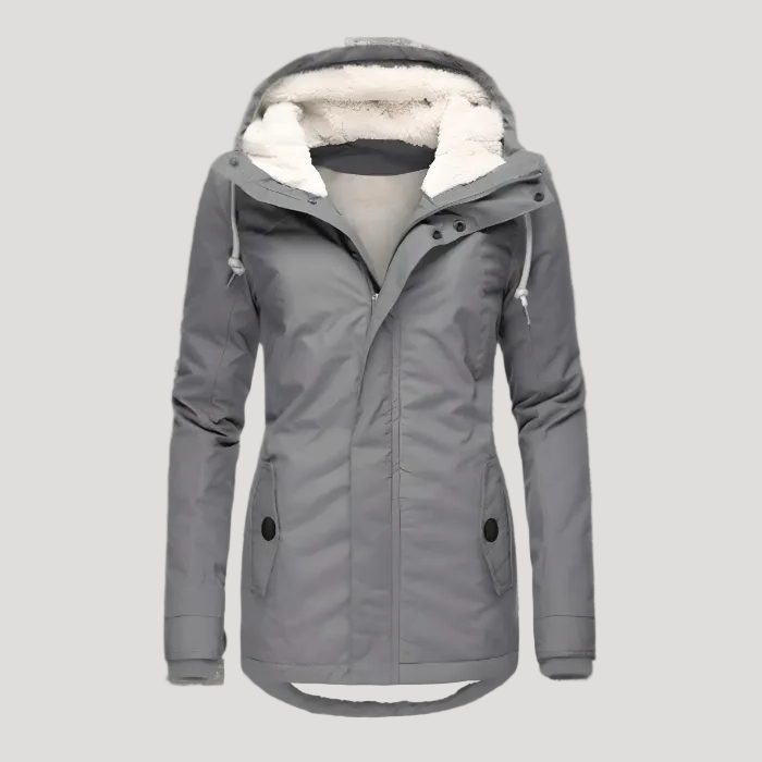 Filippa | Women's Long Puffer Jacket with Fleece Lining