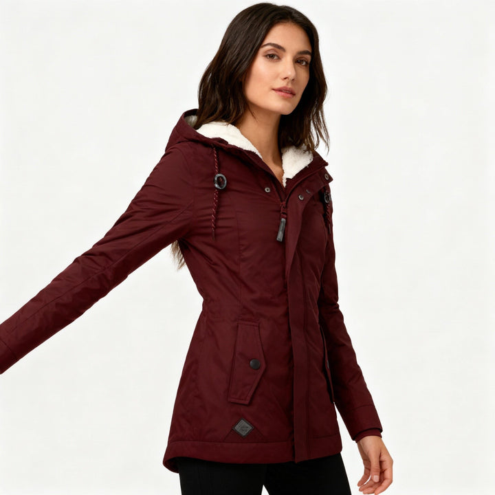 Filippa | Women's Long Puffer Jacket with Fleece Lining