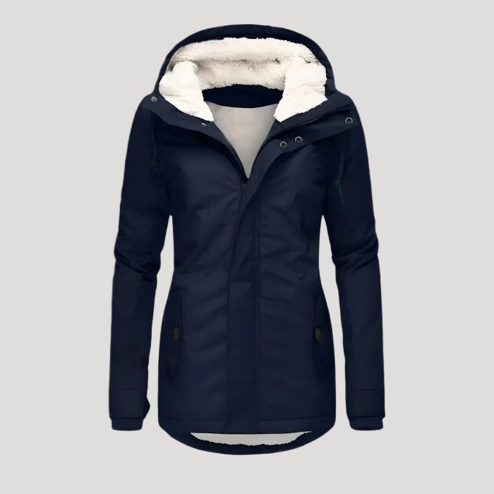 Filippa | Women's Long Puffer Jacket with Fleece Lining