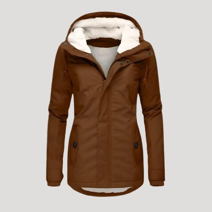 Filippa | Women's Long Puffer Jacket with Fleece Lining