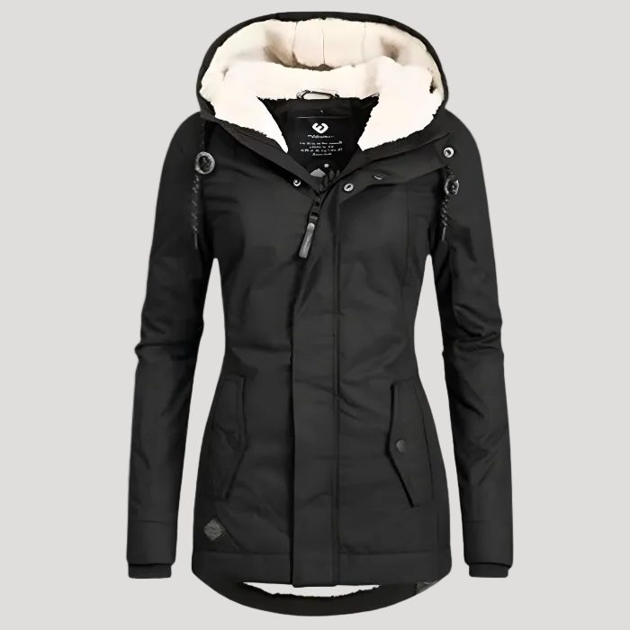 Filippa | Women's Long Puffer Jacket with Fleece Lining