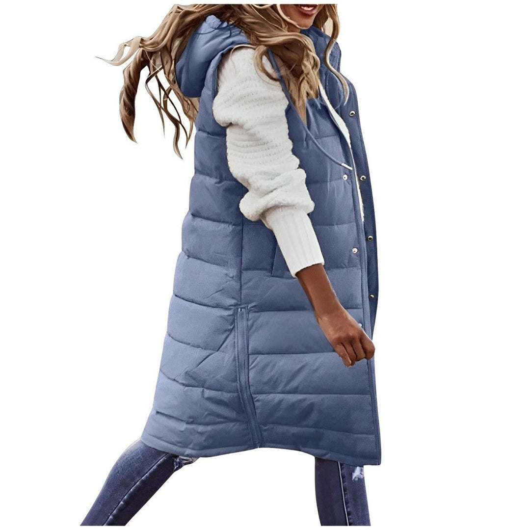 Idelette | Women's Long Quilted Puffer Vest