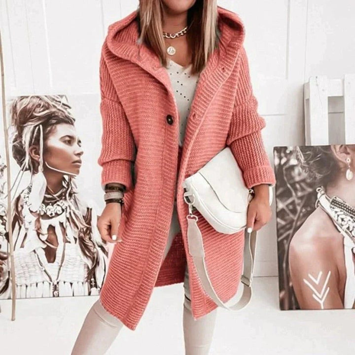 Lioba | Women's Long Ribbed Knit Cardigan